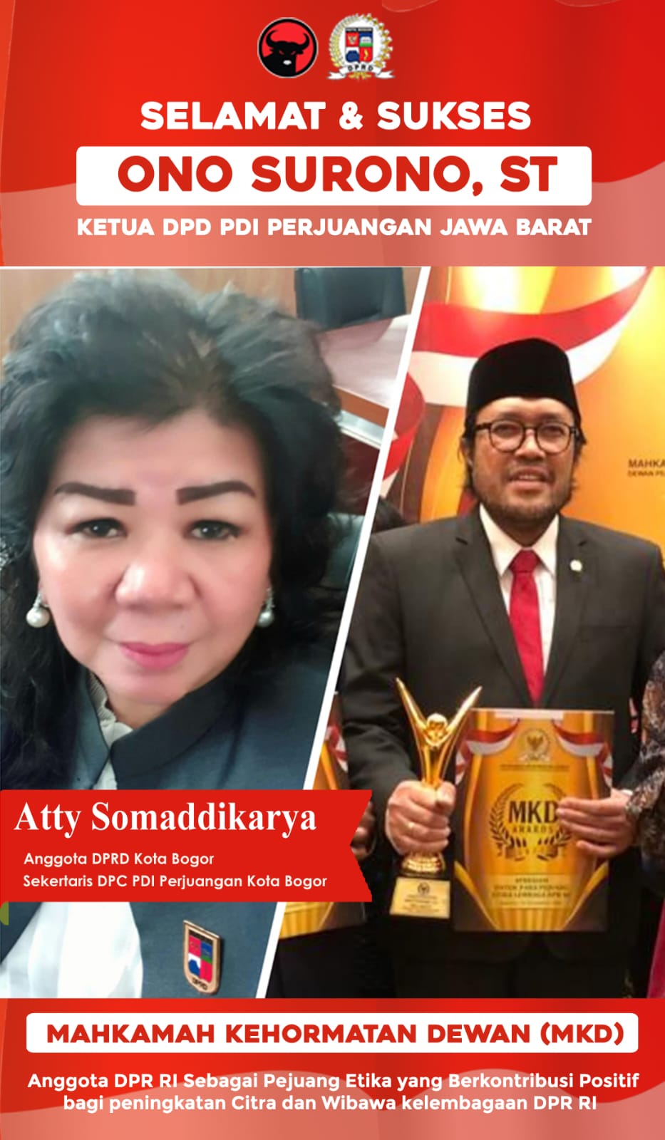 Sabet Penghargaan MKD DPR RI Awards, Atty Somaddikarya Sebut Etika Dan ...